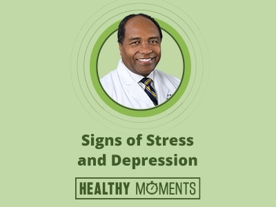 NIDDK Director Dr. Griffin P. Rodgers on Healthy Moments: Signs of Stress and Depression