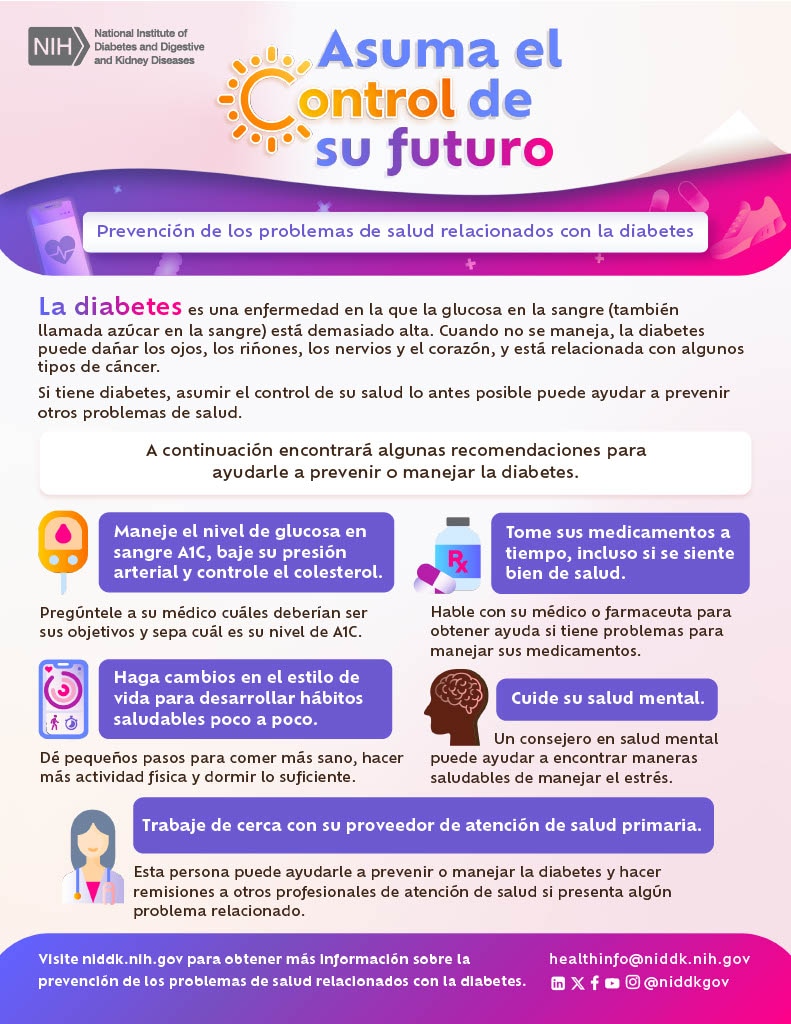 The NIDDK's National Diabetes Month Flyer in Spanish