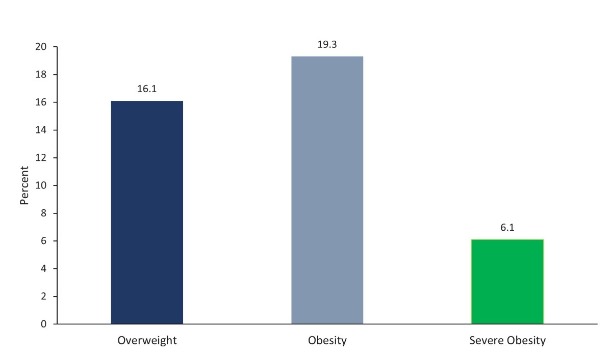 obesity in children graph