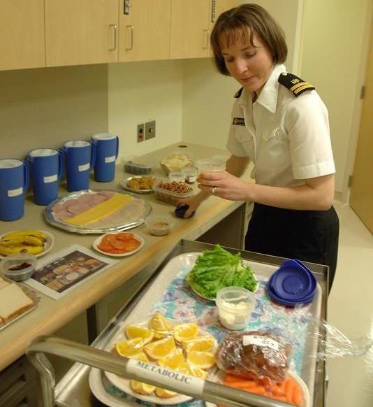 Photo of the prepared meals from the Metabolic Research Kitchen