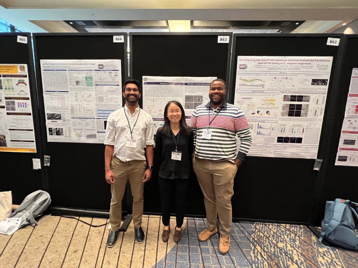 NIDDK Section on Regulatory RNAs lab members at the Society for Developmental Biology conference.