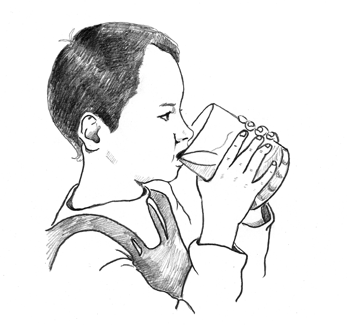 drink water drawing