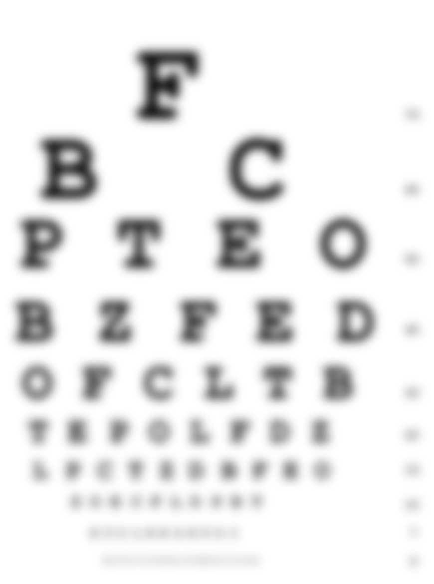Printable Eye Charts: Tests for Home Vision Checks
