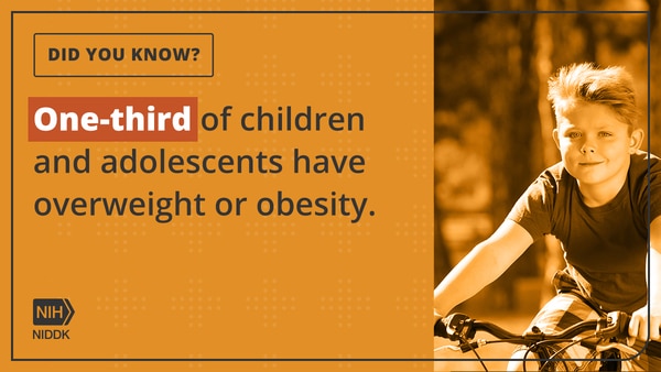 One-third of children and adolescents have overweight or obesity.